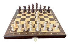 30cm Magnetic Large Chess Set Wooden Timber Oak Folding Chessboard 30cm Magnetic Large Chess Set Wooden Timber Oak Folding Chessboard