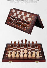 Premium 39*39*2.7cm Chess Set Wooden Timber Folding Oak Board Rosewood Premium 39*39*2.7cm Chess Set Wooden Timber Folding Oak Board Rosewood