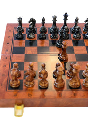 40cm Piano Finish Chess Set Foldable Board Magnetic Gift 40cm Piano Finish Chess Set Foldable Board Magnetic Gift