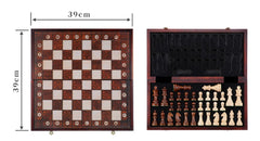 Premium 39*39*2.7cm Chess Set Wooden Timber Folding Oak Board Rosewood Premium 39*39*2.7cm Chess Set Wooden Timber Folding Oak Board Rosewood