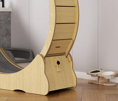 Cat Exercise Wheel Toy Furniture Running Treadmill Exerciser Scratcher Board Cat Exercise Wheel Toy Furniture Running Treadmill Exerciser Scratcher Board - auloves