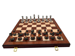 Chess Set 52cm Rosewood Folding Board + Zinc Alloy & Acrylic Pieces Chess Set 52cm Rosewood Folding Board + Zinc Alloy & Acrylic Pieces - auloves