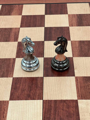 Chess Set 52cm Rosewood Folding Board + Zinc Alloy & Acrylic Pieces Chess Set 52cm Rosewood Folding Board + Zinc Alloy & Acrylic Pieces - auloves