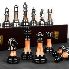 Chess Set 52cm Rosewood Folding Board + Zinc Alloy & Acrylic Pieces Chess Set 52cm Rosewood Folding Board + Zinc Alloy & Acrylic Pieces - auloves