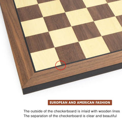 Deluxe 54*54cm Super Large Chess Set Walnut Wooden Timber Unfolding Chessboard Gloss Pieces Deluxe 54*54cm Super Large Chess Set Walnut Wooden Timber Unfolding Chessboard Gloss Pieces - auloves