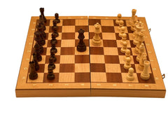 Premium 40cm Magnetic Large Chess Set Wooden Timber Oak Folding Board Beech Premium 40cm Magnetic Large Chess Set Wooden Timber Oak Folding Board Beech - auloves