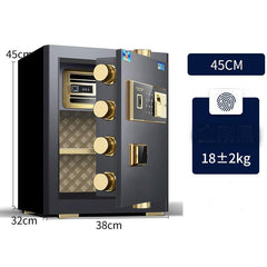 Safes 10mm Door Thick 35L Fingerprint Digital Security Box - Electronic Safety Lock Box Safes 10mm Door Thick 35L Fingerprint Digital Security Box - Electronic Safety Lock Box - auloves