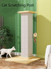 Sturdy 74cm Sisal-Wrapped Cat Scratching Post: Durable, Space-Saving, and Mess-Free Cat Toy Sturdy 74cm Sisal-Wrapped Cat Scratching Post: Durable, Space-Saving, and Mess-Free Cat Toy - auloves