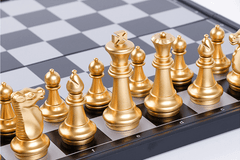 36*36*2cm Magnetic Large Chess Set Gold-Sliver Pieces AU STOCK 36*36*2cm Magnetic Large Chess Set Gold-Sliver Pieces AU STOCK - auloves