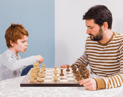 Deluxe 38*38*1.2cm Large Chess Set Walnut Wooden Timber Oak Unfolding Chessboard Deluxe 38*38*1.2cm Large Chess Set Walnut Wooden Timber Oak Unfolding Chessboard - auloves