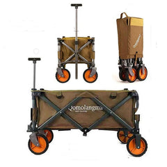 Qomolangma Superior Foldable Camp Wagon Collapsible khaki Qomolangma Superior Foldable Camp Wagon Collapsible khaki - auloves