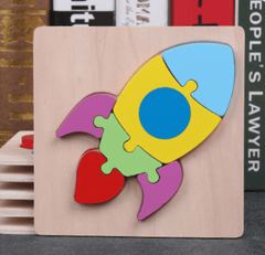 Super Thick Wooden 3D Colorful Jigsaw Puzzle Educational Toy For Kid Animals 2Y+ Super Thick Wooden 3D Colorful Jigsaw Puzzle Educational Toy For Kid Animals 2Y+ - auloves