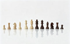 Deluxe Sapele 40*40cm Magnetic Chess Set Wooden Timber Drawer Design
