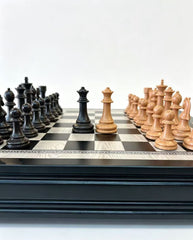 Luxury 38*38*8cm wooden Chess Set with table Design