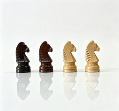 Deluxe Sapele 40*40cm Magnetic Chess Set Wooden Timber Drawer Design