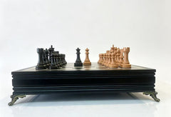 Luxury 38*38*8cm wooden Chess Set with table Design