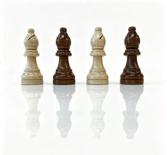 Corinthian 2-in-1 Wooden Chess & Checkers Set with Drawer Design and Extra Queen