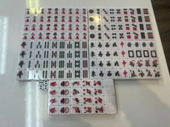 168 Tile Singapore Malaysia Mahjong Set Gold Large Tiles with Jokers
