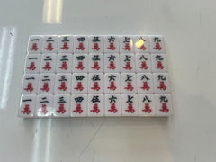 168 Tile Singapore Malaysia Mahjong Set Gold Large Tiles with Jokers