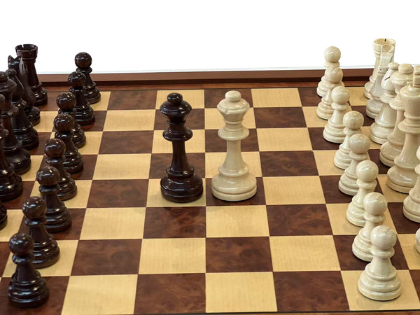 Deluxe 44cm Large Chess Set Drawer Design Wooden Timber