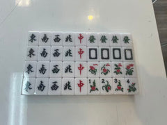 168 Tile Singapore Malaysia Mahjong Set Gold Large Tiles with Jokers
