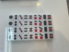 168 Tile Singapore Malaysia Mahjong Set Gold Large Tiles with Jokers