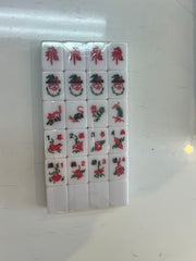 168 Tile Singapore Malaysia Mahjong Set Gold Large Tiles with Jokers