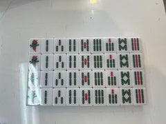 168 Tile Singapore Malaysia Mahjong Set Gold Large Tiles with Jokers