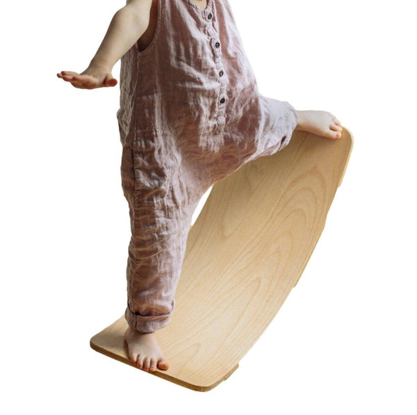 Balance Board Small with Colourful Felt Kids Children - auloves