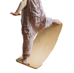 Balance Board Small with Colourful Felt Kids Children - auloves