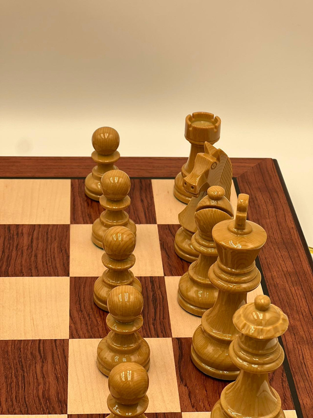 Deluxe 52*52cm Super Large Chess Set Rosewood Wooden Timber Oak Foldin ...