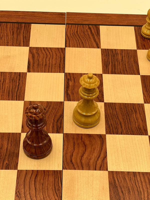 Deluxe 52*52cm Super Large Chess Set Rosewood Wooden Timber Oak Folding Board - auloves