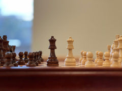 Deluxe Sapele 40*40cm Magnetic Chess Set Wooden Timber Drawer Design - auloves