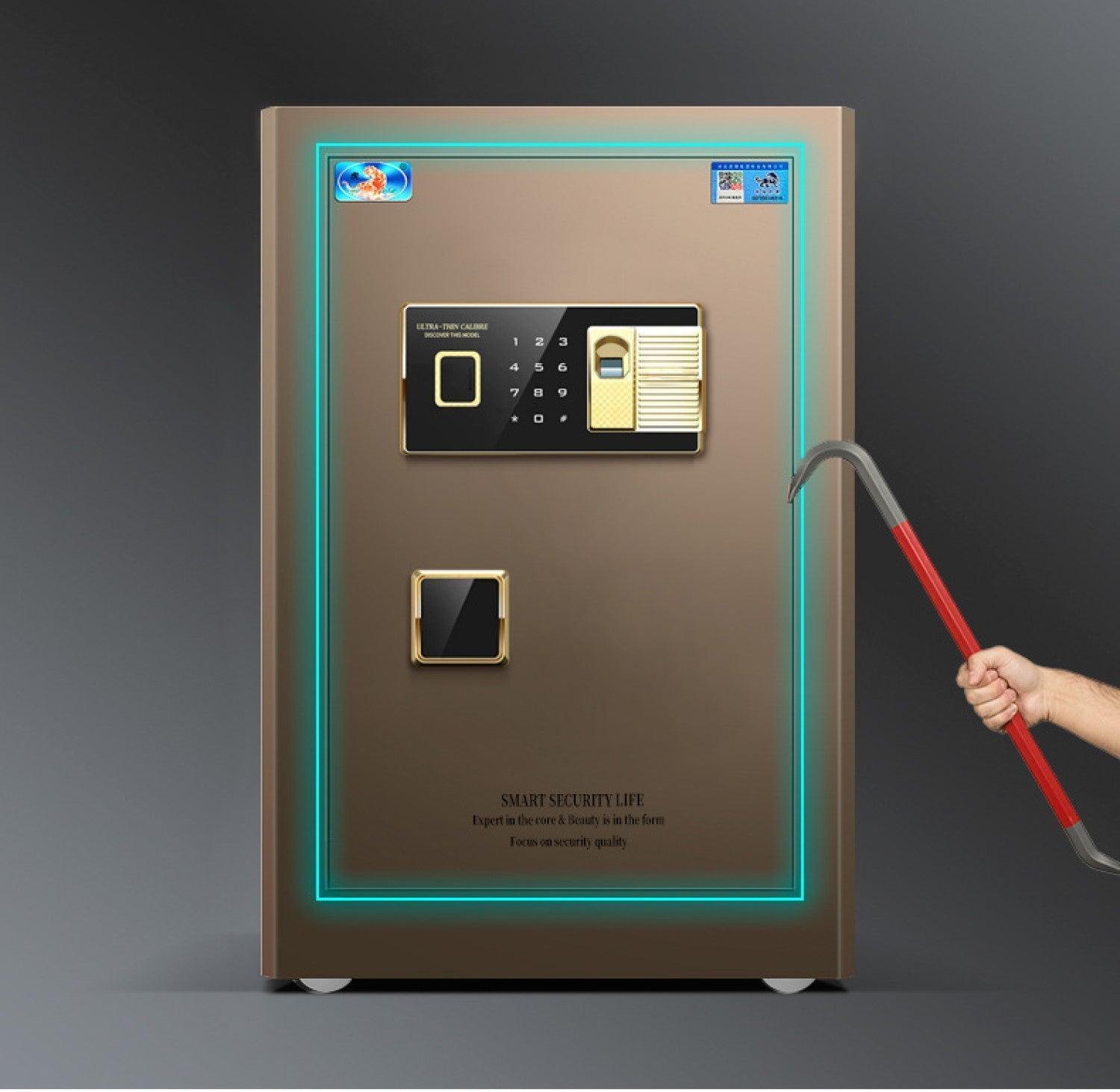 Safes 10mm Door Thick 102kg Fingerprint Digital Security Box - Electro ...