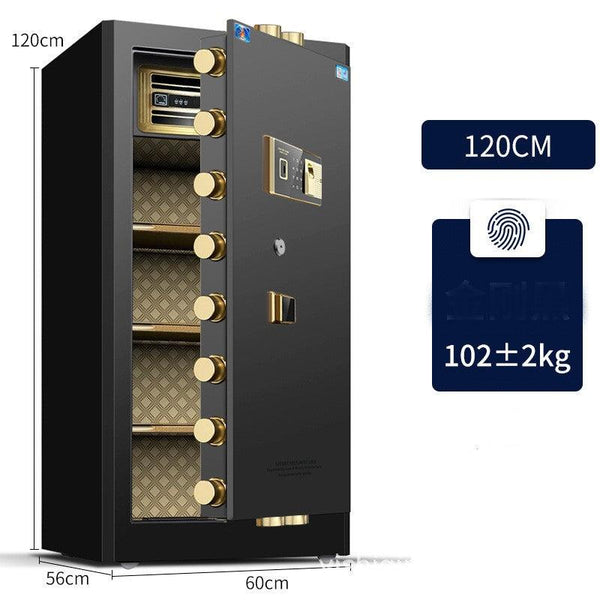 Safes 10mm Door Thick 102kg Fingerprint Digital Security Box - Electronic Safety Lock Box - auloves