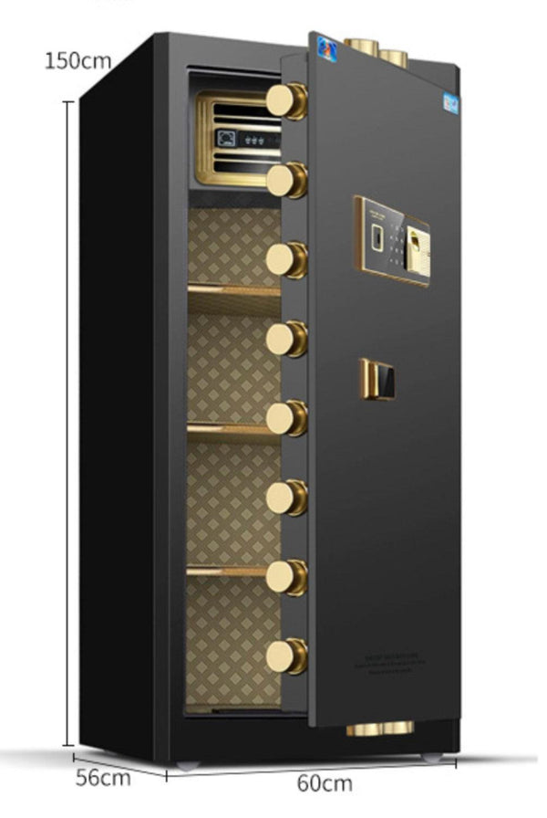 Safes 10mm Door Thick 115kg Fingerprint Digital Security Box - Electronic Safety Lock Box - auloves
