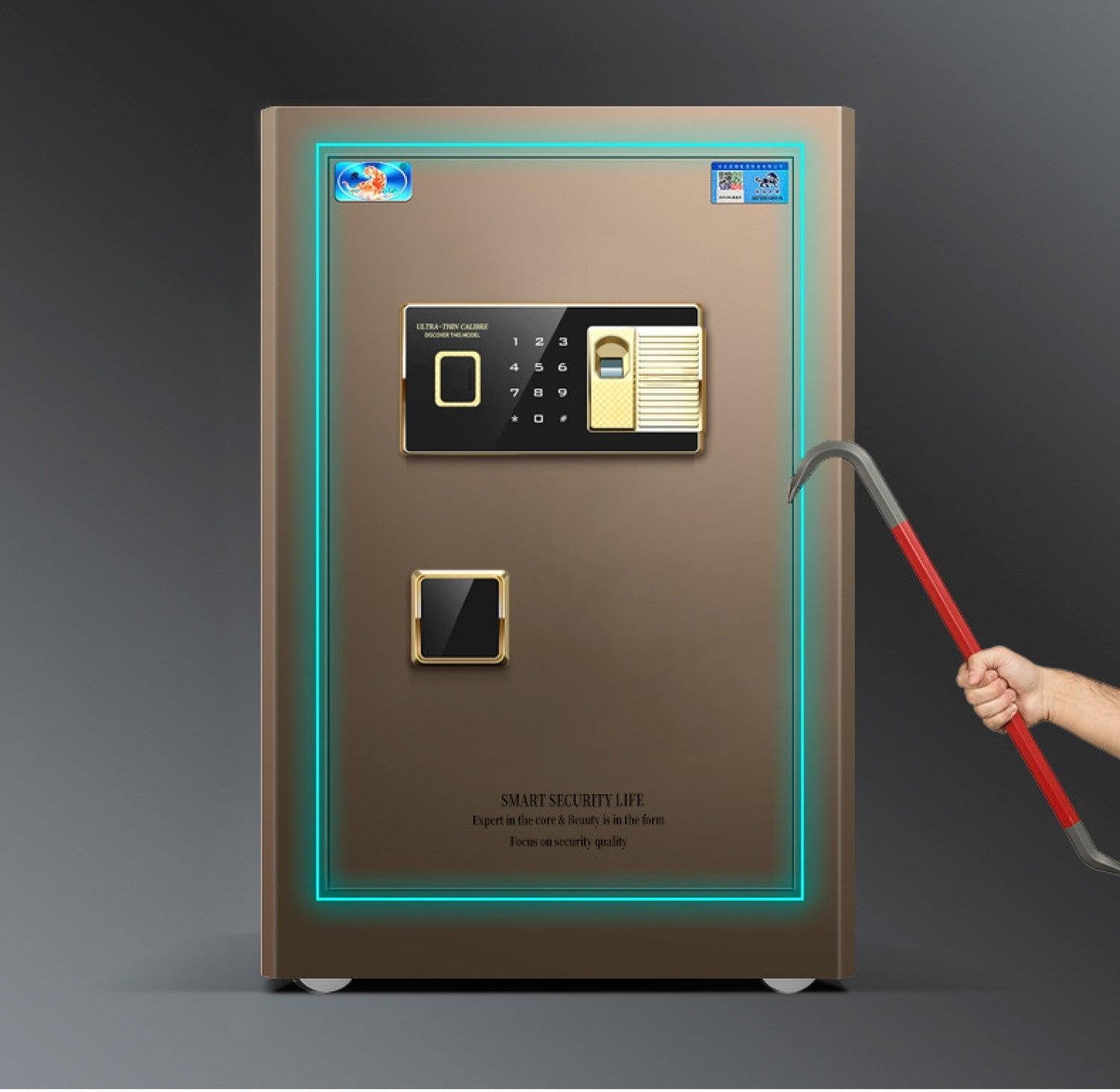 Safes 10mm Door Thick 35L Fingerprint Digital Security Box - Electroni ...