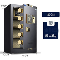 Safes 10mm Door Thick 53kg Fingerprint Digital Security Box - Electronic Safety Lock Box - auloves