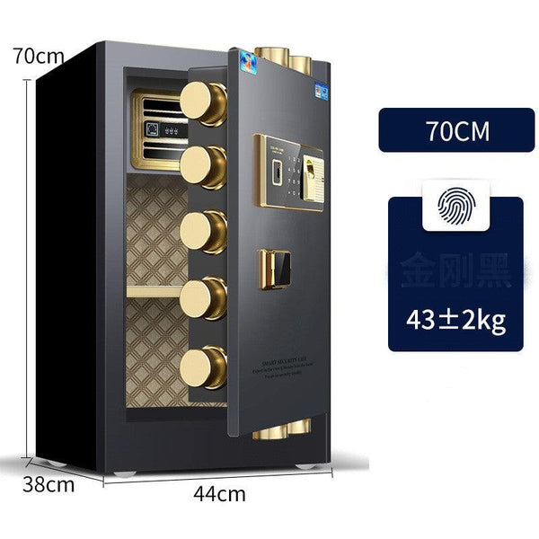 Safes 10mm Door Thick 53L Fingerprint Digital Security Box - Electronic Safety Lock Box - auloves