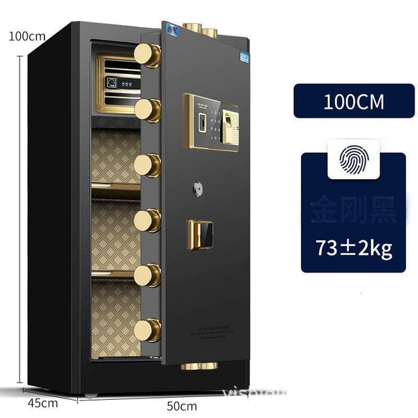 Safes 10mm Door Thick 73kg Fingerprint Digital Security Box - Electronic Safety Lock Box - auloves