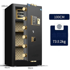 Safes 10mm Door Thick 73kg Fingerprint Digital Security Box - Electronic Safety Lock Box - auloves