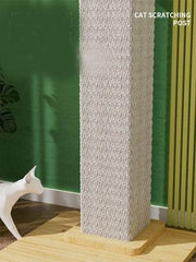 Sturdy 74cm Sisal-Wrapped Cat Scratching Post: Durable, Space-Saving, and Mess-Free Cat Toy - auloves