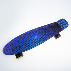 22'' 56cm Blue New Beginners Cruiser Skateboard Complete Sets - auloves