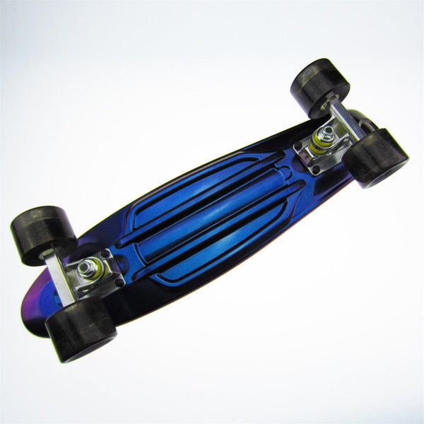 22'' 56cm Blue New Beginners Cruiser Skateboard Complete Sets - auloves