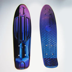 22'' 56cm Blue New Beginners Cruiser Skateboard Complete Sets - auloves