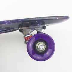 22'' 56cm Dreamy Galaxy New Beginners Cruiser Skateboard Complete Sets - auloves