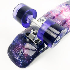 22'' 56cm Dreamy Galaxy New Beginners Cruiser Skateboard Complete Sets - auloves