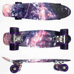22'' 56cm Dreamy Galaxy New Beginners Cruiser Skateboard Complete Sets - auloves