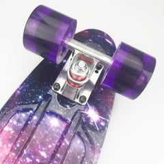 22'' 56cm Dreamy Galaxy New Beginners Cruiser Skateboard Complete Sets - auloves