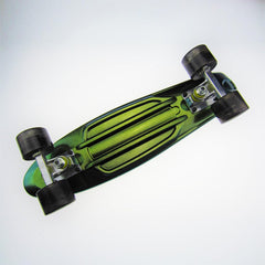 22'' 56cm Green New Beginners Cruiser Skateboard Complete Sets - auloves